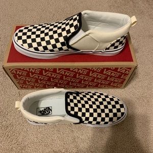 Vans Asher Checkered board Slip-on’s